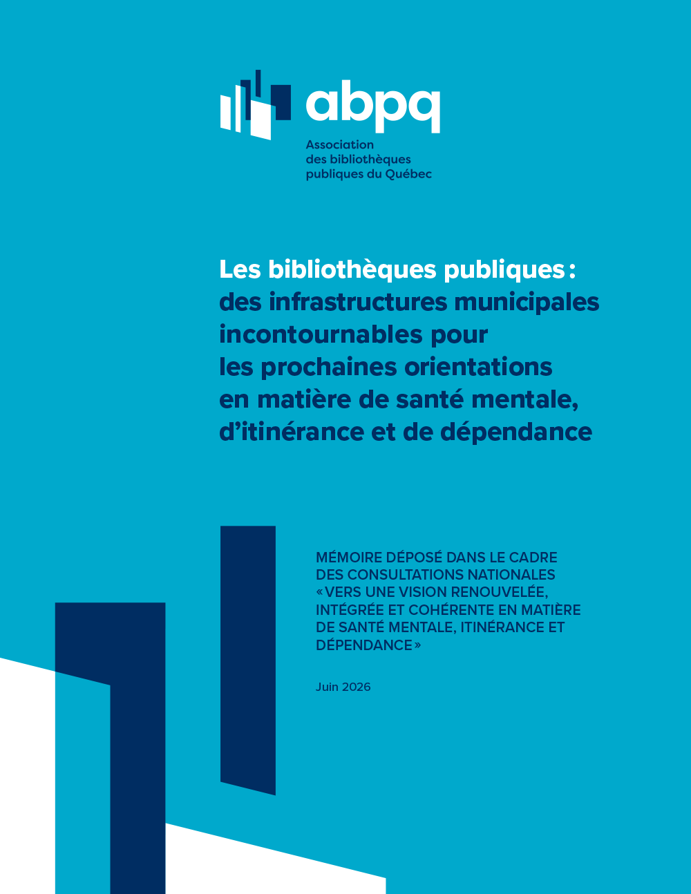 Les bibliothèques publiques : des infrastructures municipales incontournables pour les prochaines orientations en matière de santé mentale, d’itinérance et de dépendance