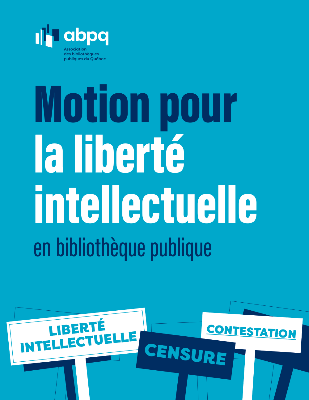 Motion pour la liberté intellectuelle en bibliothèque publique